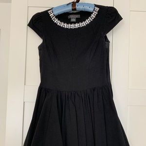 Black cocktail dress